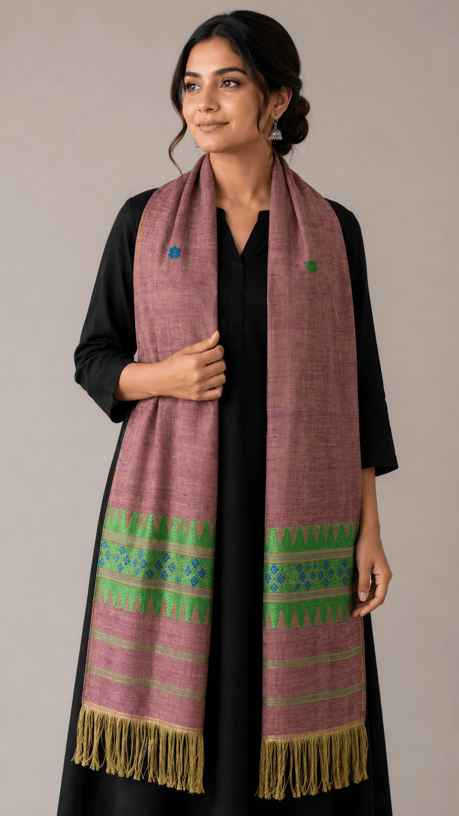 Cotton by Eri Stole Mauve